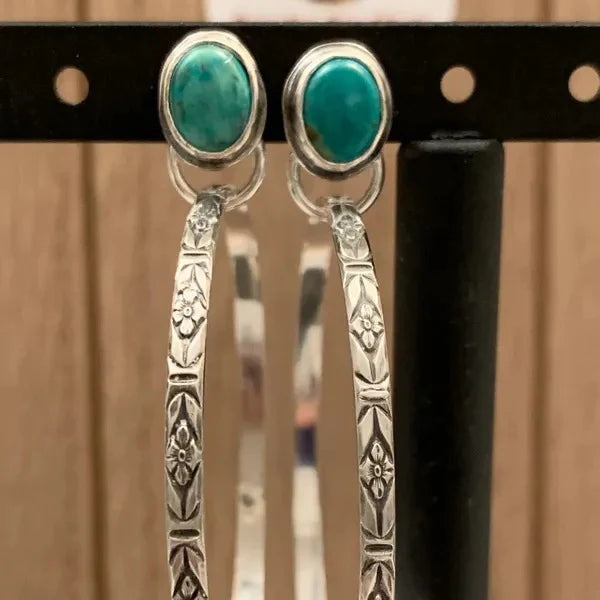 Orecchini Vintage Onice Boho Chic, immagine 3 - Emma e Gemma