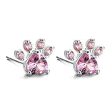 Set di Gioielli con Zampa in Oro Rosa – 4 Pezzi con Cuore in Zirconia (Anello, Collana, Orecchini, Bracciale), immagine 6 - Emma e Gemma