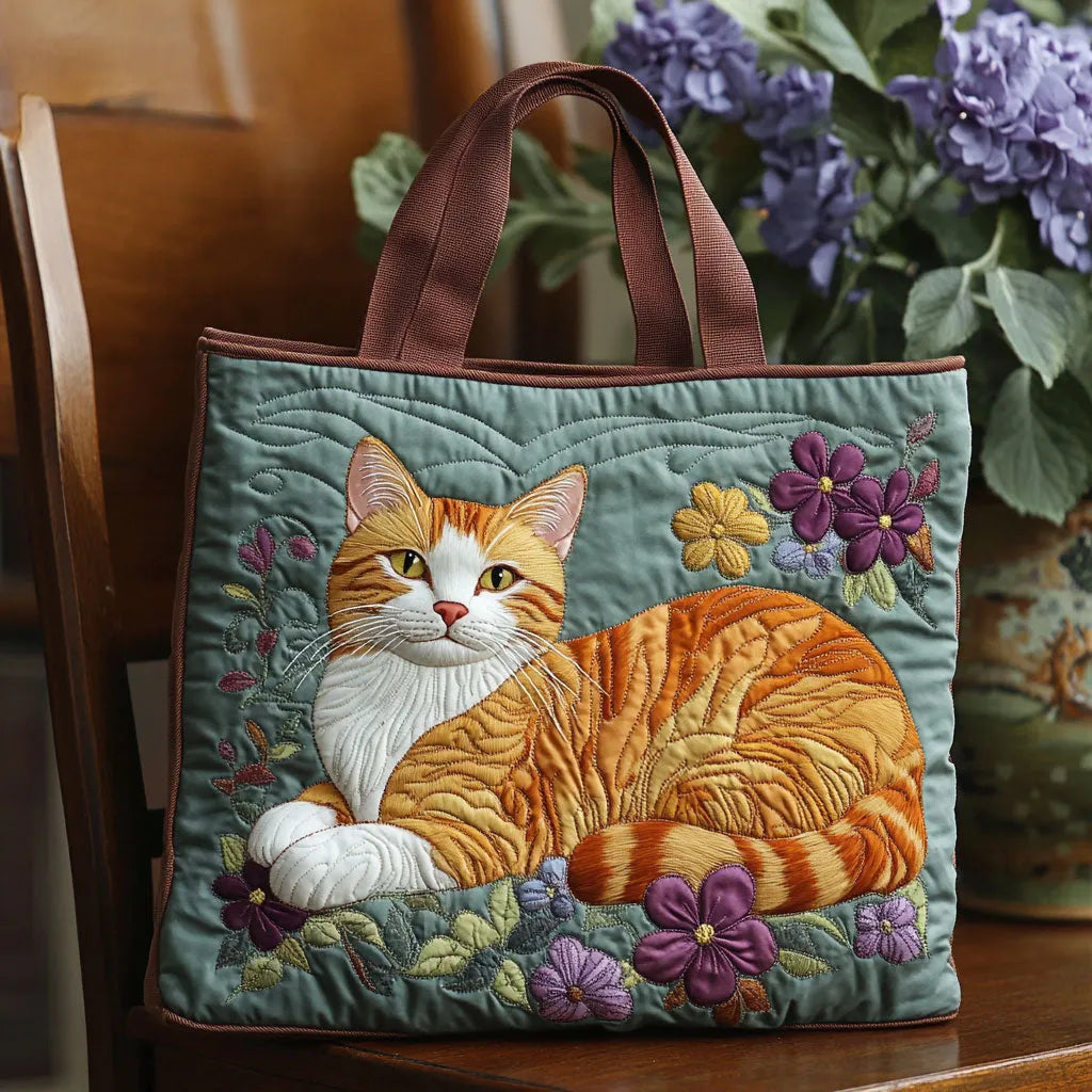 Borsa artigianale trapuntata Gatti - Emma e Gemma