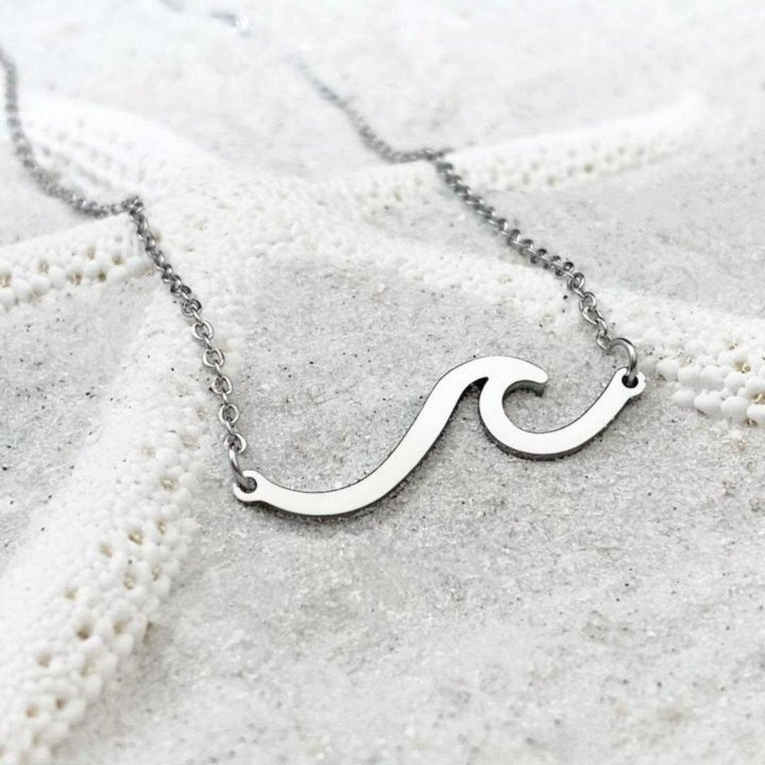 Collana Ondulata del Mare Argento, immagine 2 - Emma e Gemma