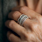 Anello in Zirconia Vintage a Strati, immagine 4 - Emma e Gemma