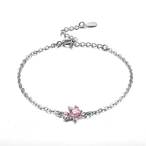 Set di Gioielli con Zampa in Oro Rosa – 4 Pezzi con Cuore in Zirconia (Anello, Collana, Orecchini, Bracciale), immagine 8 - Emma e Gemma