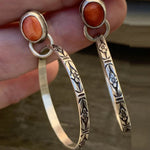 Orecchini Vintage Onice Boho Chic - Emma e Gemma