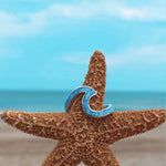 Anello Onda del Mare in Opale e Argento, immagine 4 - Emma e Gemma