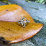 Anello Regolabile con Zampa e Cuore – Acciaio Inossidabile - Emma e Gemma