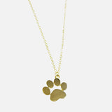 Collana Placcata in Oro con Charm a Forma di Zampa, immagine 2 - Emma e Gemma