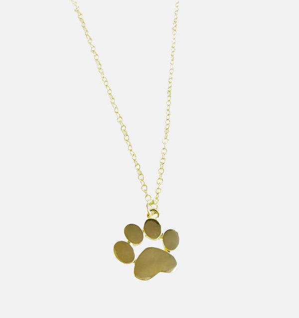 Collana Placcata in Oro con Charm a Forma di Zampa, immagine 2 - Emma e Gemma