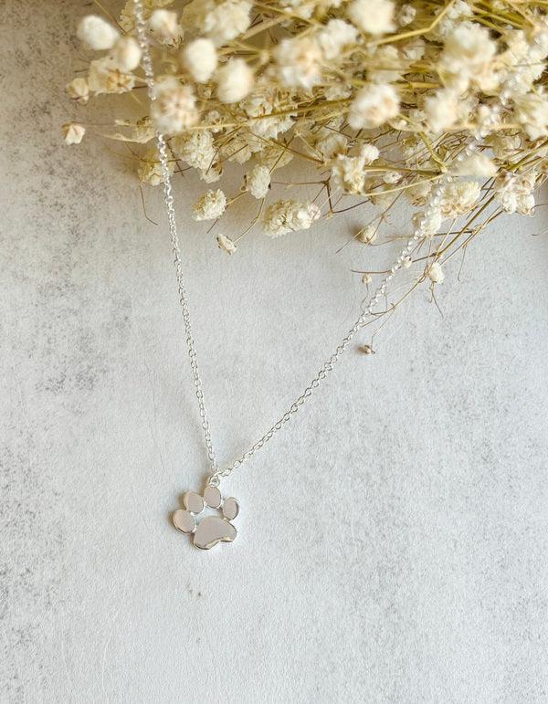 Collana Elegante con Zampa d'Argento – Acciaio Inossidabile, immagine 3 - Emma e Gemma