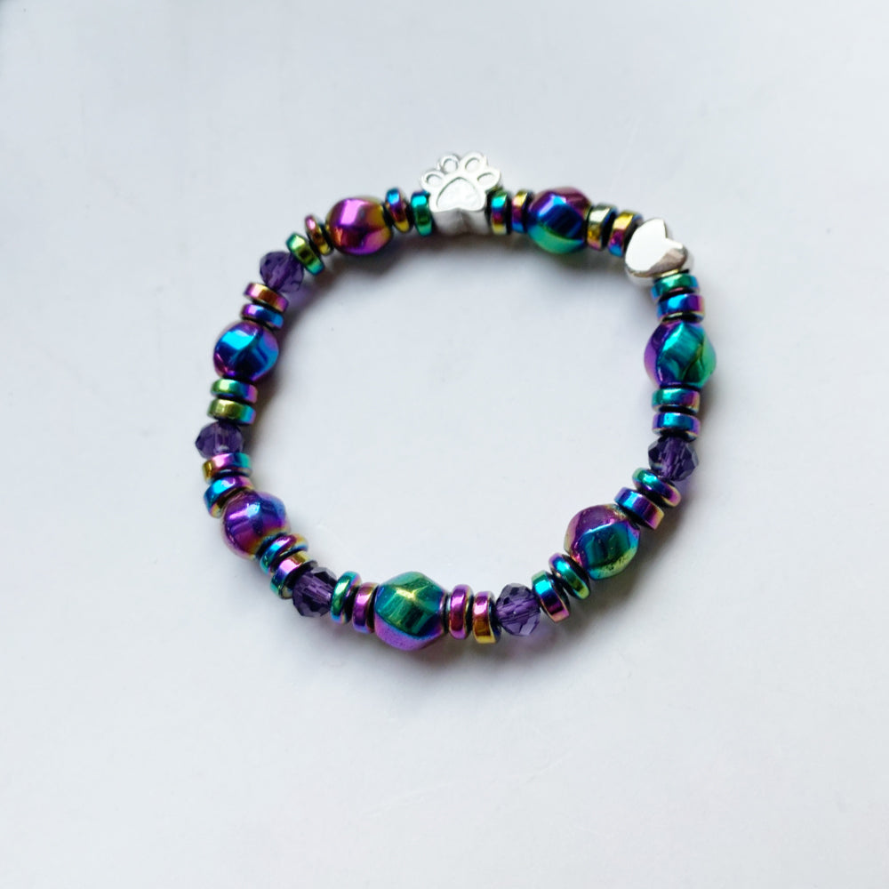 Bracciale Magnetico con Charm a Forma di Zampa, immagine 3 - Emma e Gemma