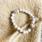 Bracciale in Pietra Naturale con Charm a Zampa e Cuore – Design Fatti a Mano - Emma e Gemma