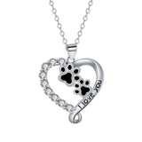 Collana con Pendente a Forma di Cuore e Zampa, immagine 3 - Emma e Gemma