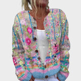 Giorgia | Cardigan con Motivo Floreale