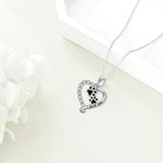 Collana con Pendente a Forma di Cuore e Zampa, immagine 2 - Emma e Gemma