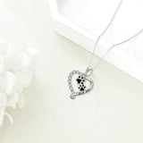 Collana con Pendente a Forma di Cuore e Zampa, immagine 2 - Emma e Gemma