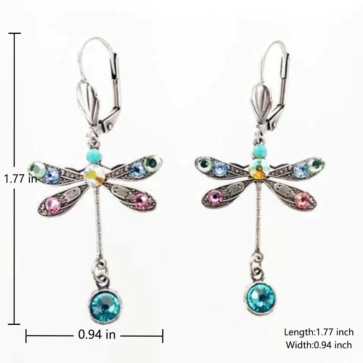 Orecchini Eleganti a Forma di Libellula, immagine 5 - Emma e Gemma