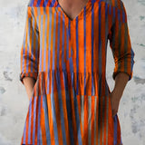 Vittoria | Blusa Lunga con Scollatura a V – Perfetta per l'Autunno