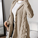 Valentina - Cappotto in Fleece con Cappuccio