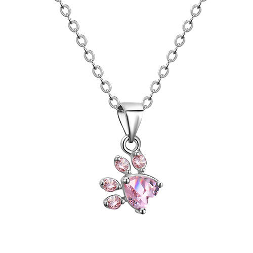 Set di Gioielli con Zampa in Oro Rosa – 4 Pezzi con Cuore in Zirconia (Anello, Collana, Orecchini, Bracciale), immagine 10 - Emma e Gemma