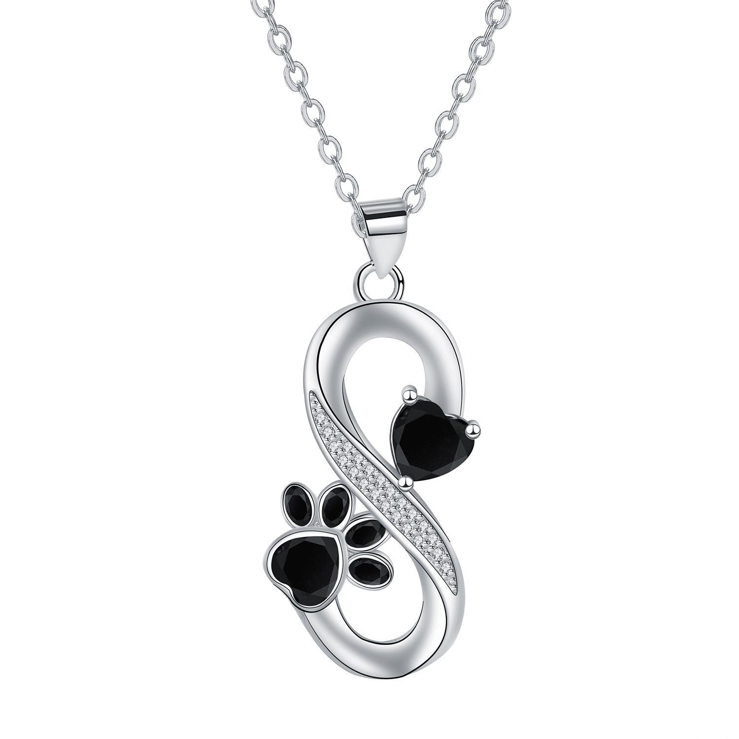 Collana Simbolo Infinito Cuori Orma, immagine 4 - Emma e Gemma