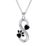 Collana Simbolo Infinito Cuori Orma, immagine 4 - Emma e Gemma