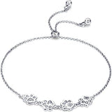 Bracciale in Argento Sterling con Stampa di Zampa – Misura Regolabile, immagine 22 - Emma e Gemma
