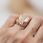 Anello Floreale Vintage Oro Brimhaven, immagine 5 - Emma e Gemma