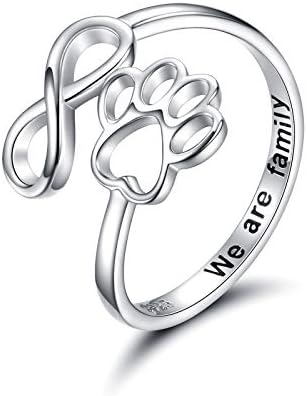 Anello Artigianale con Zampa e Cuore – Regolabile in Argento Sterling 925, immagine 14 - Emma e Gemma
