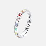 Anello in Argento Sterling con Design a Zampa - Emma e Gemma