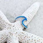 Anello Onda del Mare in Opale e Argento, immagine 3 - Emma e Gemma