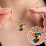 Bella Collana con Colibrì con Orecchini Bonus – Offerta a Tempo Limitato, immagine 2 - Emma e Gemma