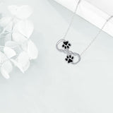 Collana con pendente a simbolo dell'infinito con zirconia, immagine 3 - Emma e Gemma