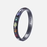 Anello in Argento Sterling con Design a Zampa, immagine 7 - Emma e Gemma