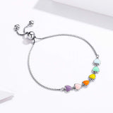 Bracciale in Argento Sterling con Stampa di Zampa – Misura Regolabile, immagine 17 - Emma e Gemma
