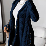 Valentina - Cappotto in Fleece con Cappuccio
