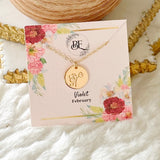 Collana con Fiori del Mese di Nascita, immagine 4 - Emma e Gemma