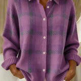Caterina - Cardigan Leggero a Quadri