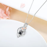 Collana Lucky Paw con Cuore, Osso & Infinito – Ciondolo “Sempre nel Mio Cuore”, immagine 3 - Emma e Gemma