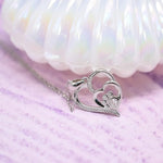 Collana in Argento Sterling con Zampa e Cuore in Zirconia, immagine 5 - Emma e Gemma