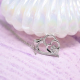 Collana in Argento Sterling con Zampa e Cuore in Zirconia, immagine 5 - Emma e Gemma