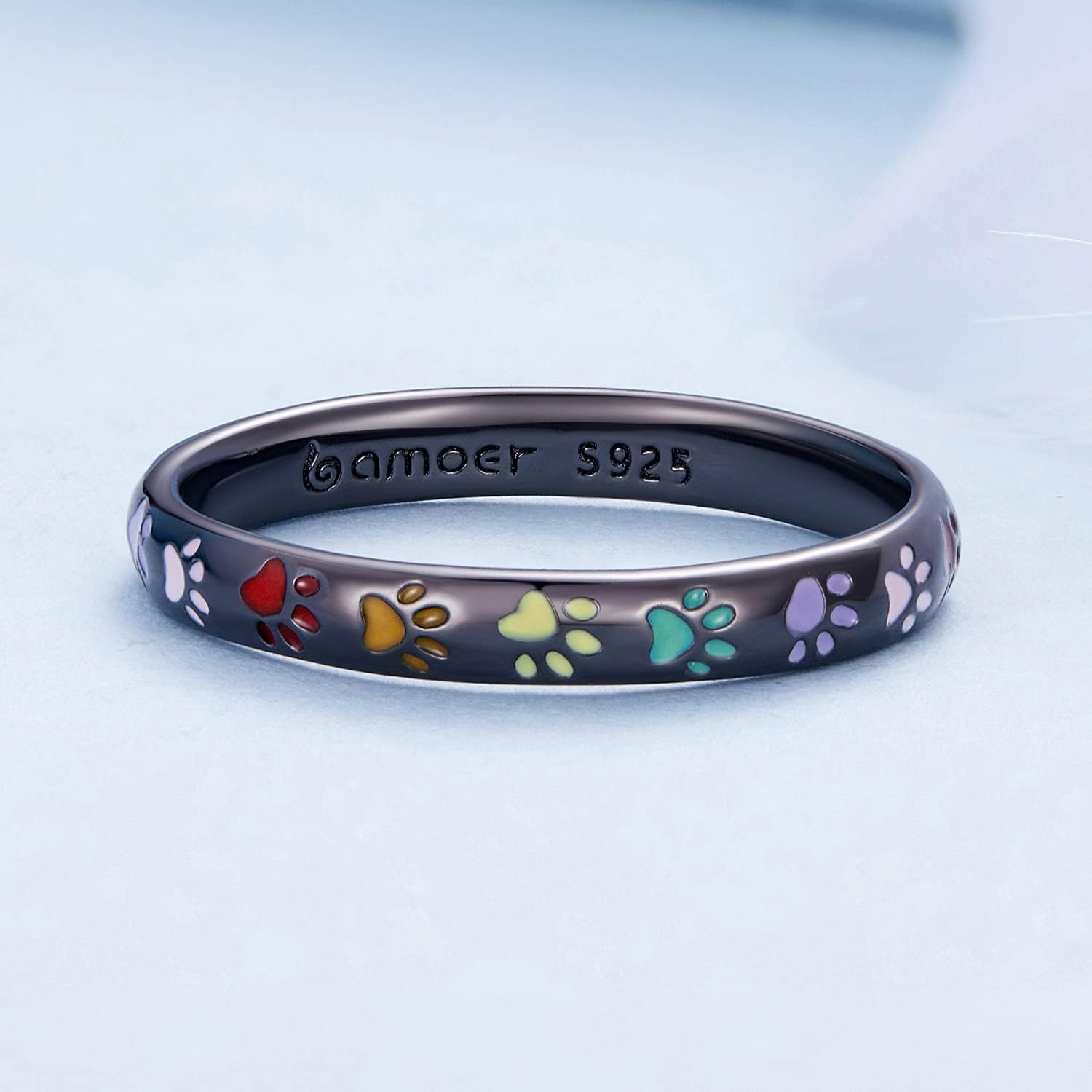 Anello in Argento Sterling con Design a Zampa, immagine 6 - Emma e Gemma