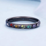 Anello in Argento Sterling con Design a Zampa, immagine 6 - Emma e Gemma
