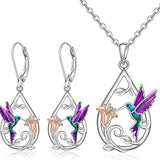 Bellissima Collana con Colibrì per Donne con Orecchini Bonus, immagine 5 - Emma e Gemma