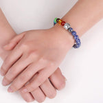 Braccialetto Memoriale Ponte Arcobaleno – Regalo con 7 Perle Chakra per la Perdita di un Animale, immagine 3 - Emma e Gemma