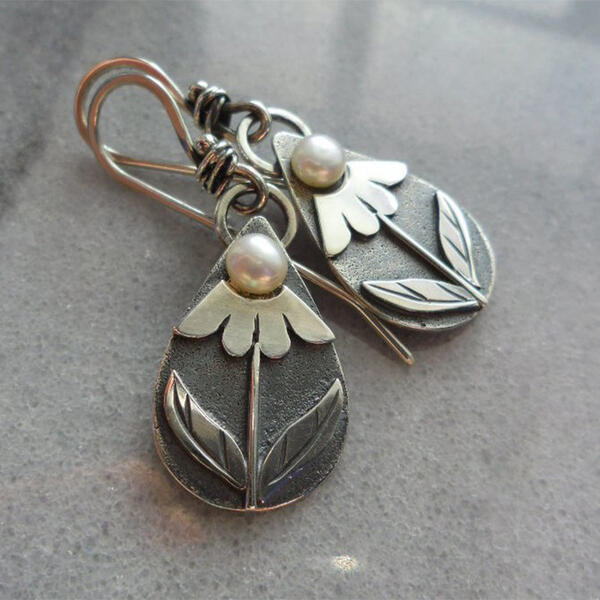 Orecchini a Fiore Vintage - Emma e Gemma