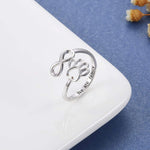Anello Artigianale con Zampa e Cuore – Regolabile in Argento Sterling 925, immagine 7 - Emma e Gemma