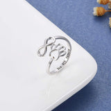 Anello Artigianale con Zampa e Cuore – Regolabile in Argento Sterling 925, immagine 7 - Emma e Gemma