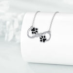 Collana con pendente a simbolo dell'infinito con zirconia, immagine 2 - Emma e Gemma