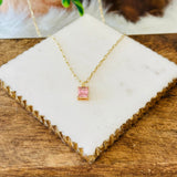Collana con Ciondolo a Taglio Smeraldo, immagine 4 - Emma e Gemma