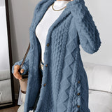 Valentina - Cappotto in Fleece con Cappuccio