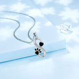 Collana Simbolo Infinito Cuori Orma - Emma e Gemma
